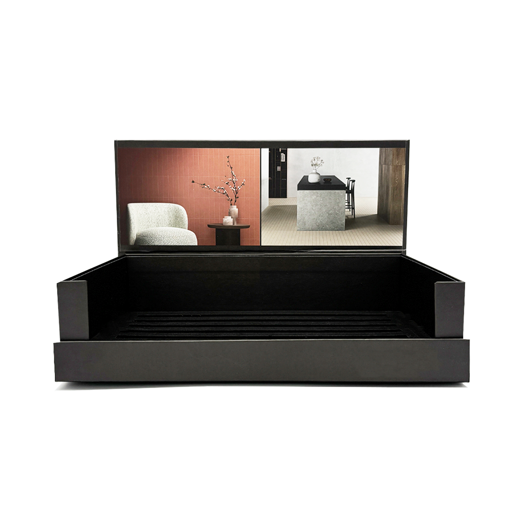 CAJA DISPLAY DE MESA PARA MUESTRAS DE AZULEJOS